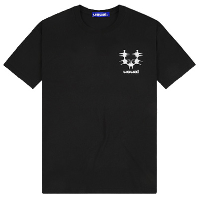 USUAL T-Shirt MINI LOGO - black